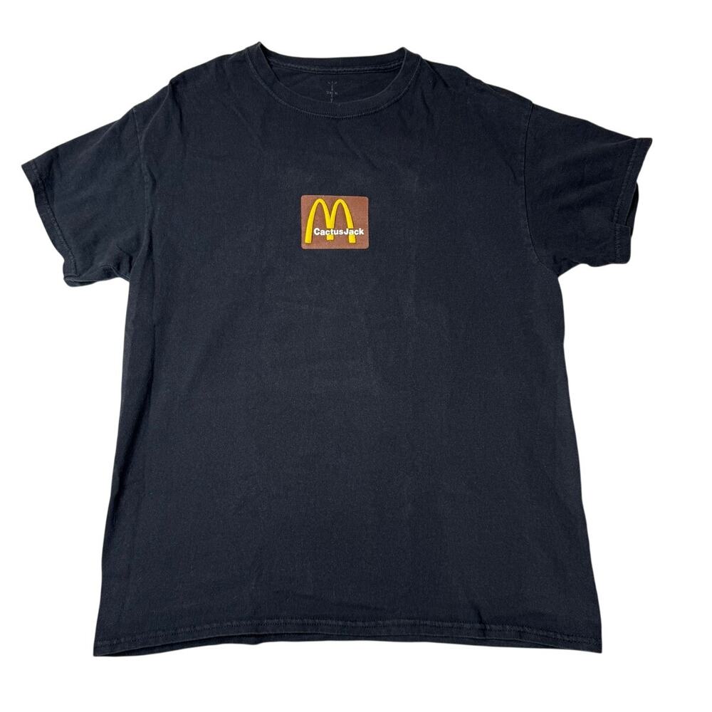 Travis Scott x McDonald's Cactus Jack Sesame T-Shirt Black Men’s Medium 2020